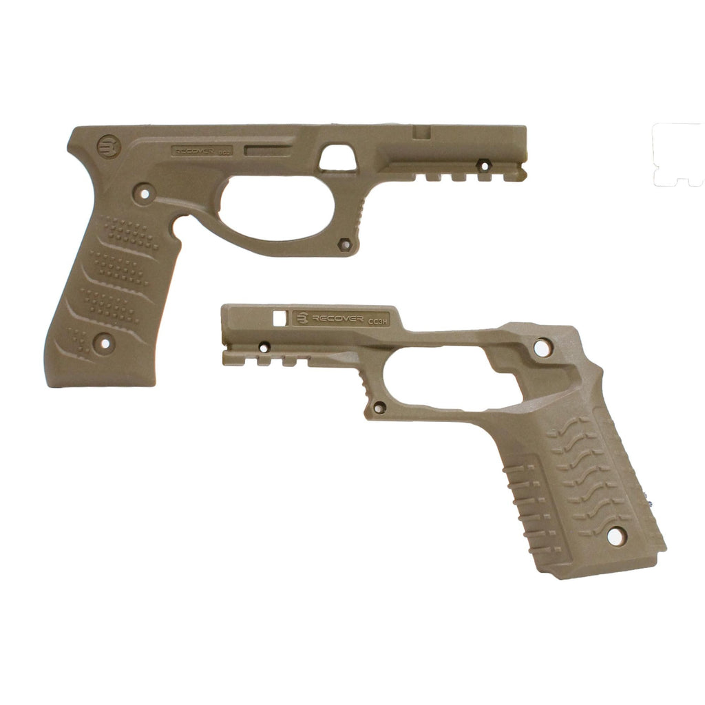 BC2 Grip and Rail System - Beretta 92-M9, Tan