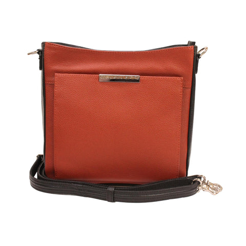 Slim Cross Body Black-Cinnamon