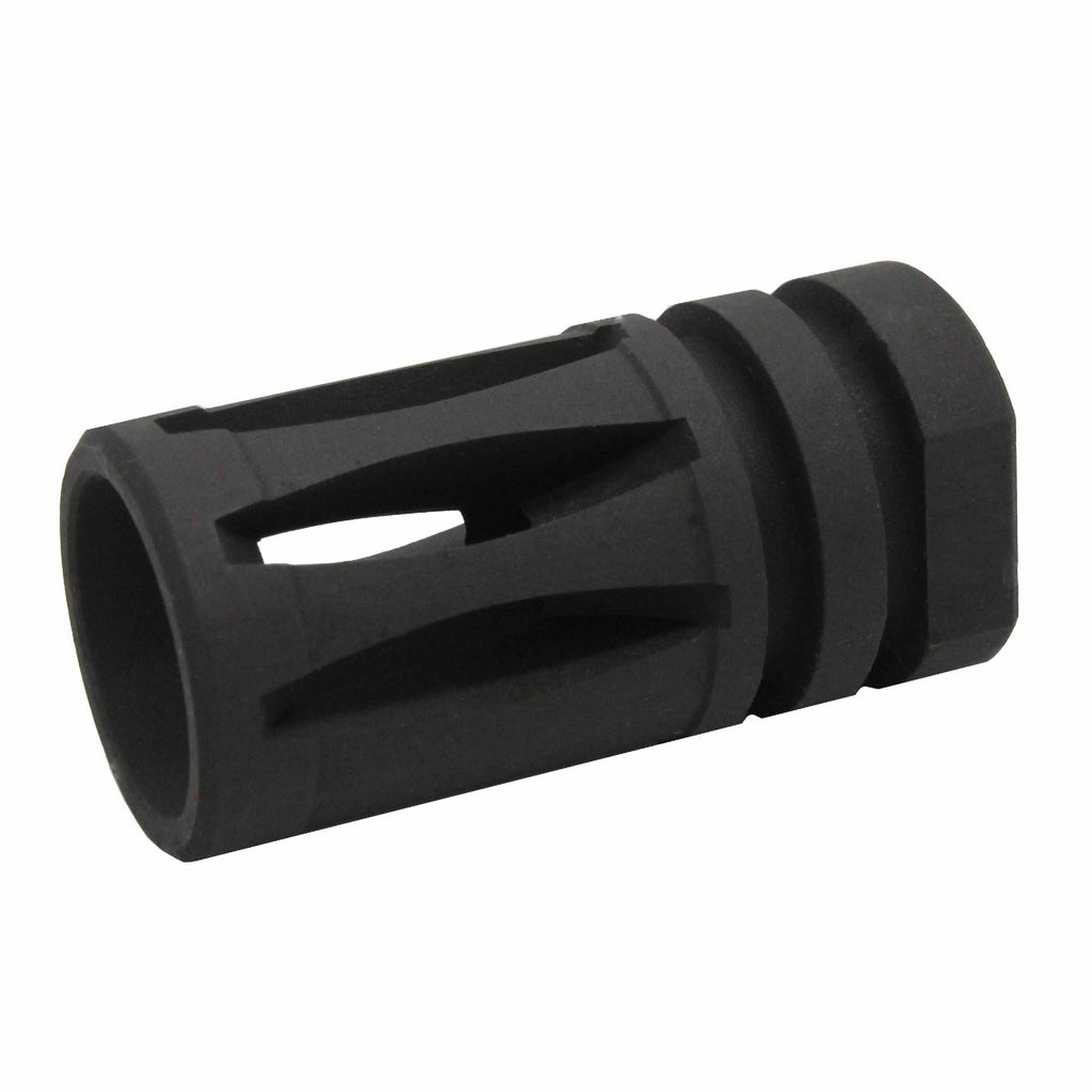 UTG Standard AR15 A2 Flash Hider, 1-2"-28 UNEF, Matte Black