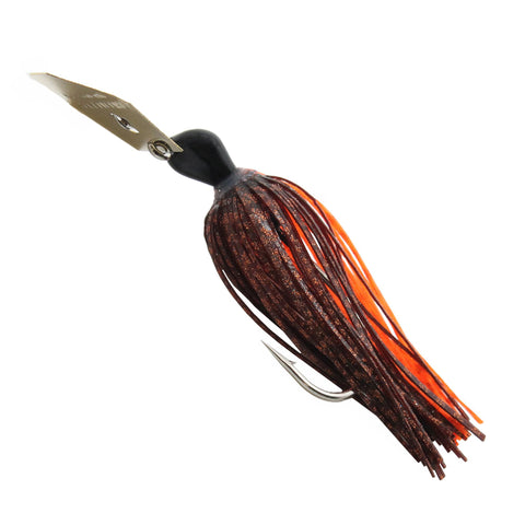 ChatterBait Original Lures - 3-8 oz Weight, 5-0 Hook,  Orange-Black, Per 1