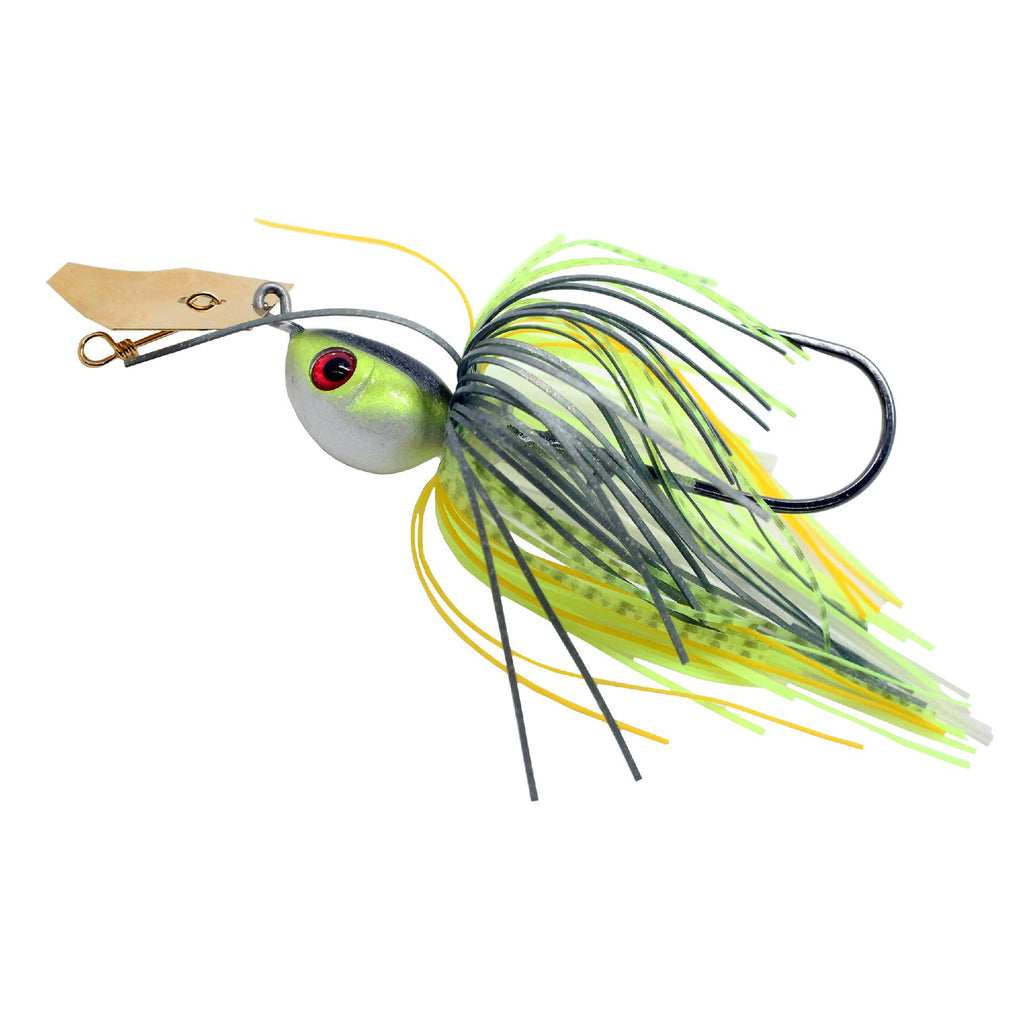 ChatterBait Projectz Lures - 1 oz Weight, 6-0 Hook, Chartreuse Sexy Shad, Per 1