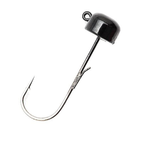 Finesse Shroomz Hooks - 1-10 oz Size, Black, Per 5