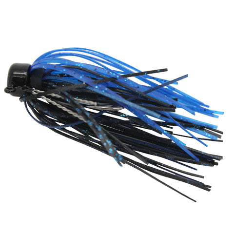 Finesse Shroomz Micro Jig Lures - 1-8 oz Size, Blue-Black, Per 2