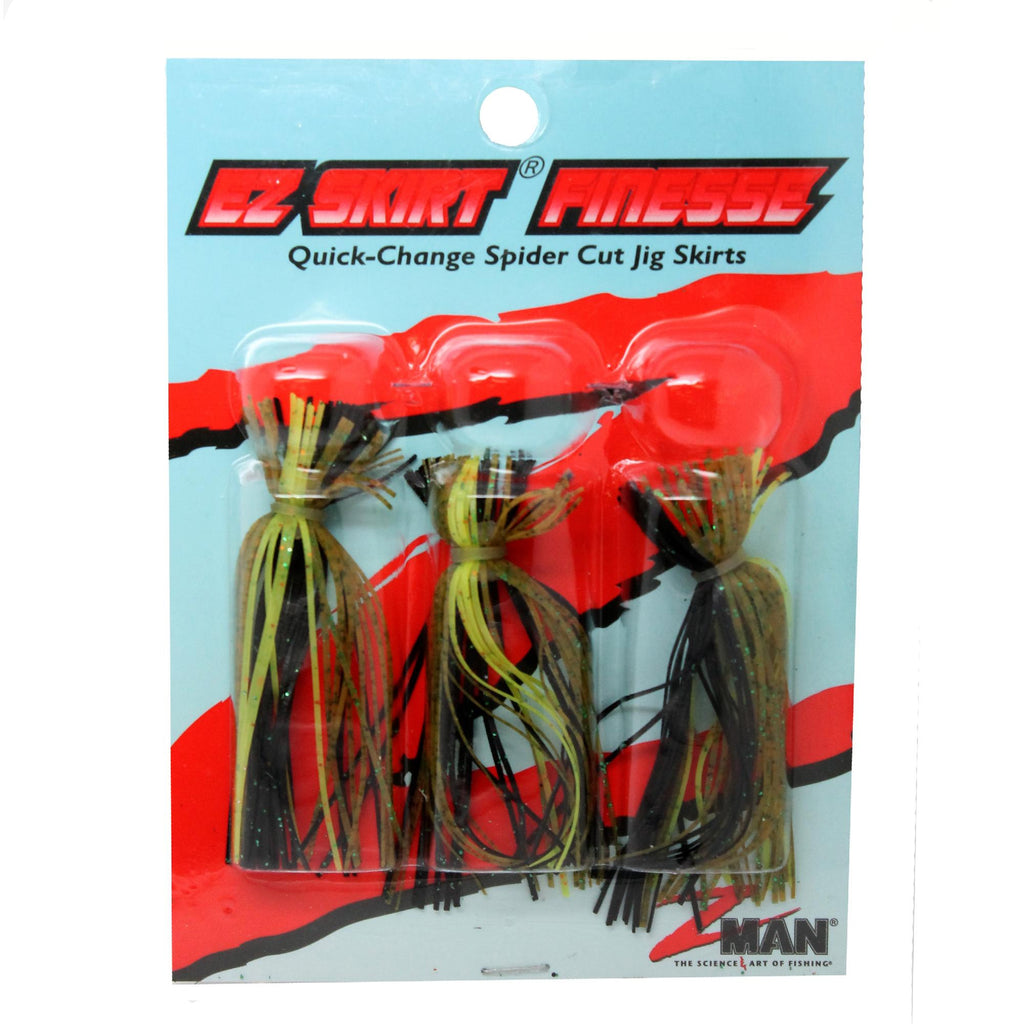 Finesse Ez Skirt Lure, 3 3-4" Size, Texas Craw, Per 3