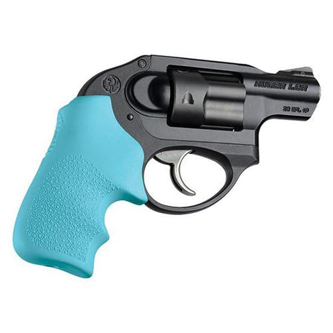 Ruger LCR Grip - Tamer, Rubber Finger Grooves, Aqua