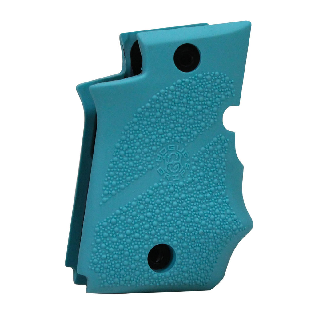 Sig P938 Rubber Grip - Ambidextrous, with Finger Grooves, Aqua