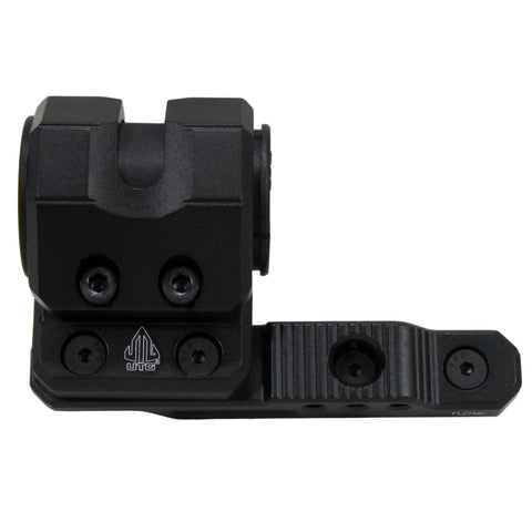 UTG Offset Flashlight Ring Mount - Keymod, Matte Black