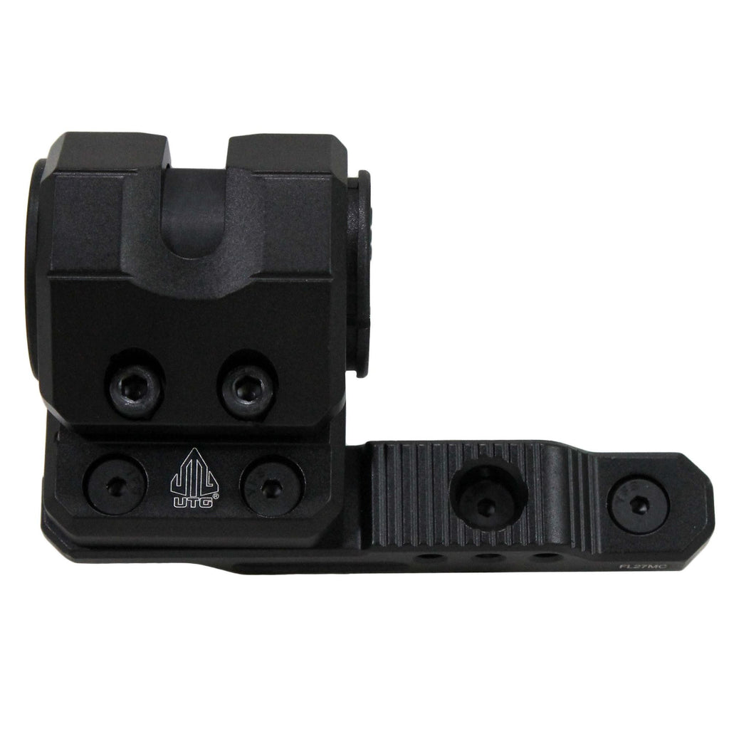 UTG Offset Flashlight Ring Mount - M0Lok, Matte Black