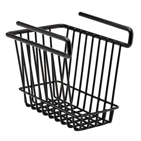 Hanging Shelf Basket - Medium, Black