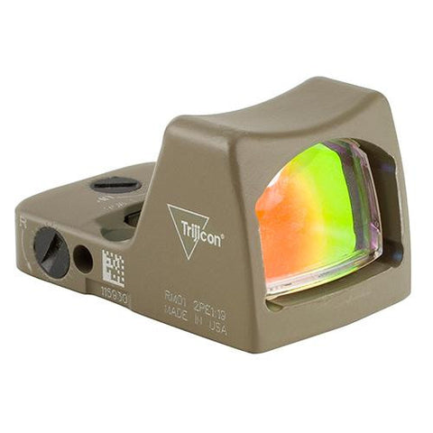 RMR Type 2 LED Sight - - 3.25 MOA Red Dot  Reticle, Cerakote Flat Dark Earth