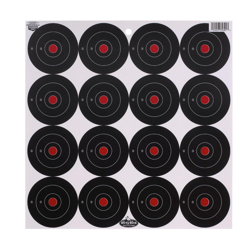 Dirty Bird Paper Targets - 3", Round, (12 Pack)