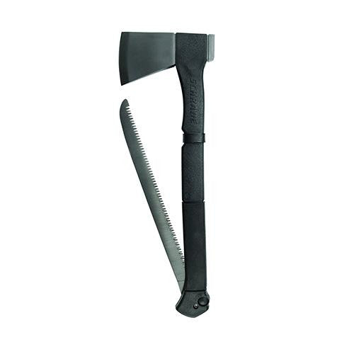 Schrade Compact Axe - - Stainless Steel, Folding Saw, Clam