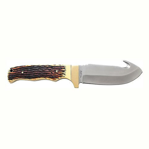 Fixed Blade - - Finger Grooves, Sheathed, Boxed