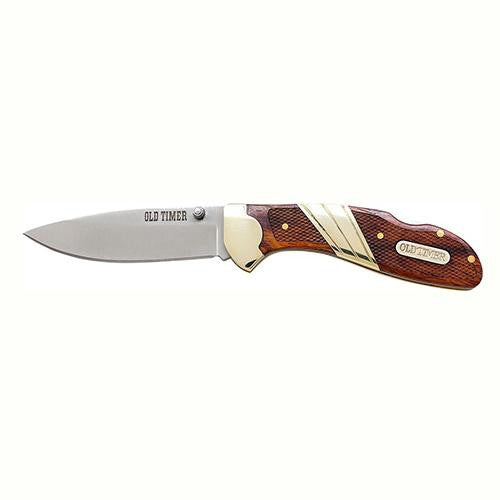 Lockback - - Medium Clip Folder, Wood Handle, Boxed