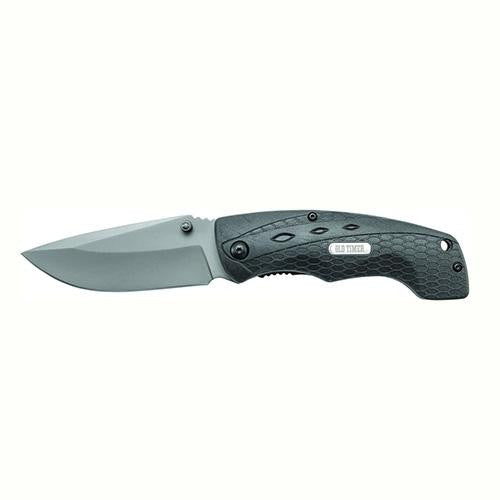 Copperhead Knife - - F-E Drop Point, Sheathed, Clam