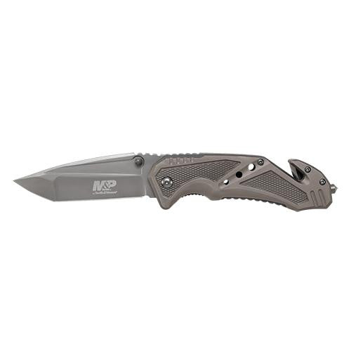 M&P Clip Folder - - Liner Lock, Strap Cutter, Gray, Clam