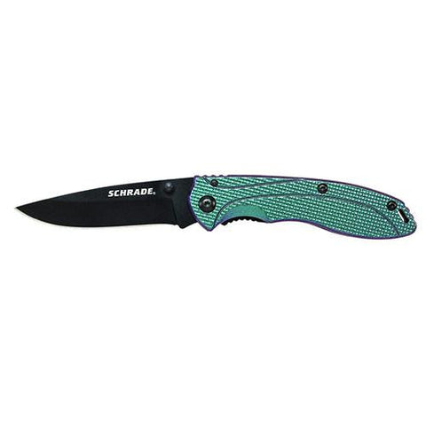 Schrade Liner Lock - - Color Shifting, Aluminum Folder, Boxed