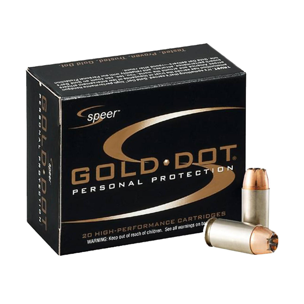 .380 Automatic - Gold Dot Ammunition, 90 Grains, Gold Dot Hollow Point (GDHP), Per 20