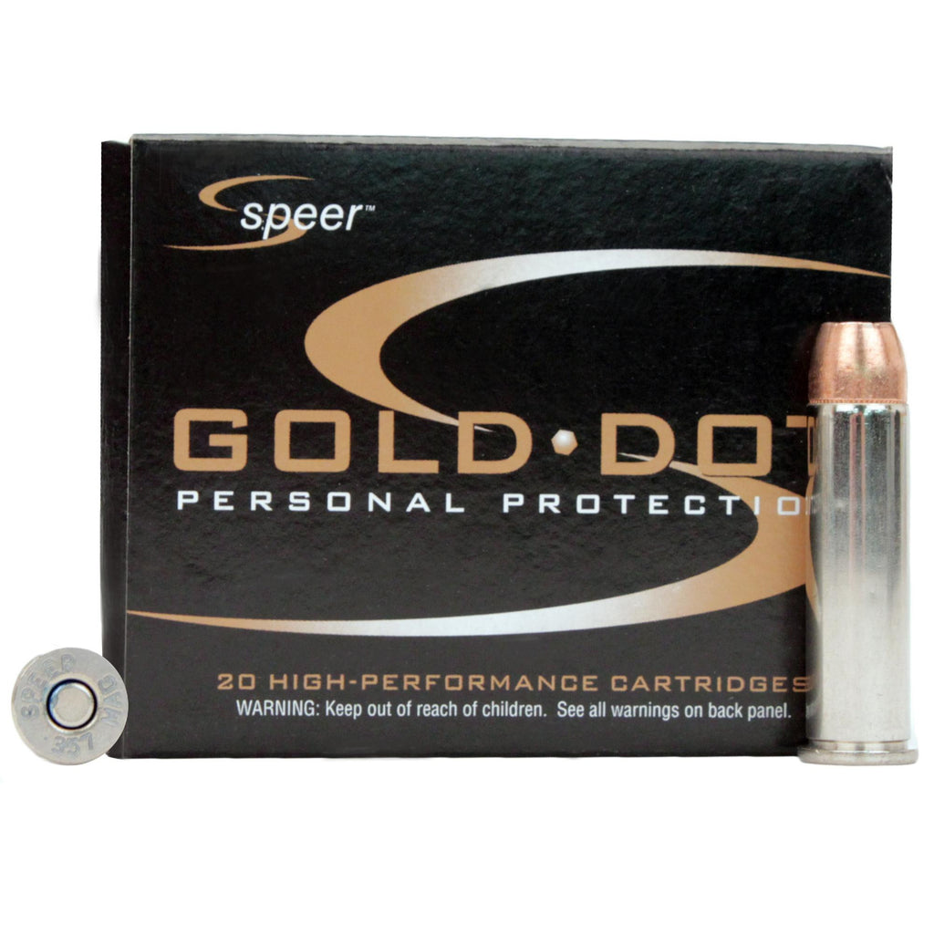 .357 Magnum - Gold Dot Ammunition, 158 Grains, Gold Dot Hollow Point (GDHP), Per 20