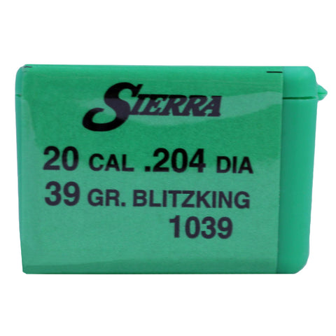 20 Caliber - BlitzKing, 39 Grains, Boat Tail, Per 100