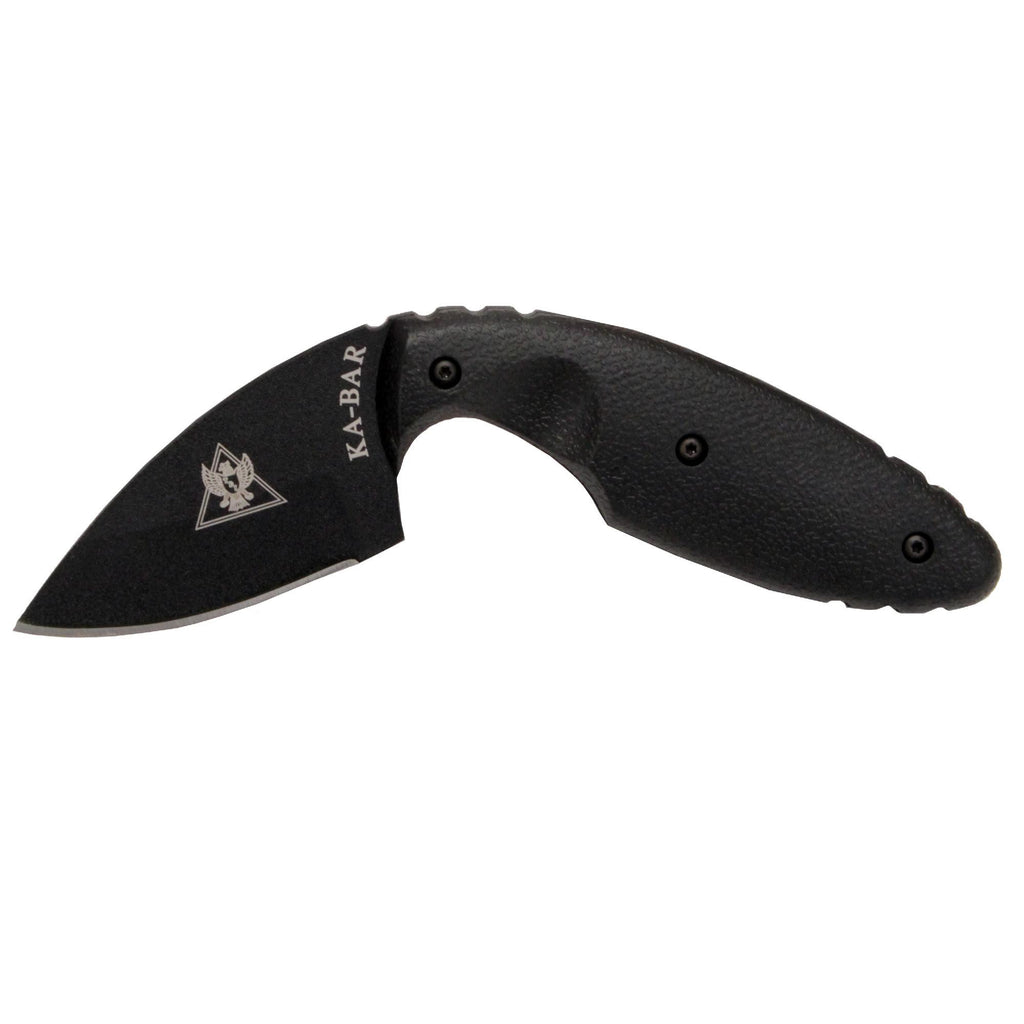 TDI Law Enforcement Knife, Black, Hard Sheath - Straight Edge