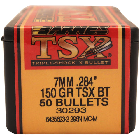 284 Caliber-7mm Bullets - Triple-Shock X, 150 Grains, Hollow Point Boat Tail Lead-Free, Per 50