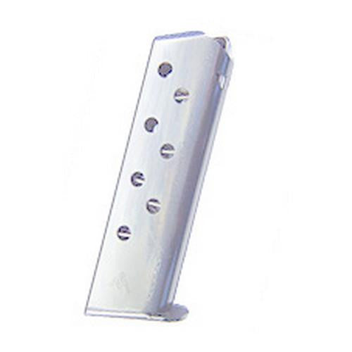 Walther 32 ACP Magazine - 8 Round, Flat Butt Plate, Nickel