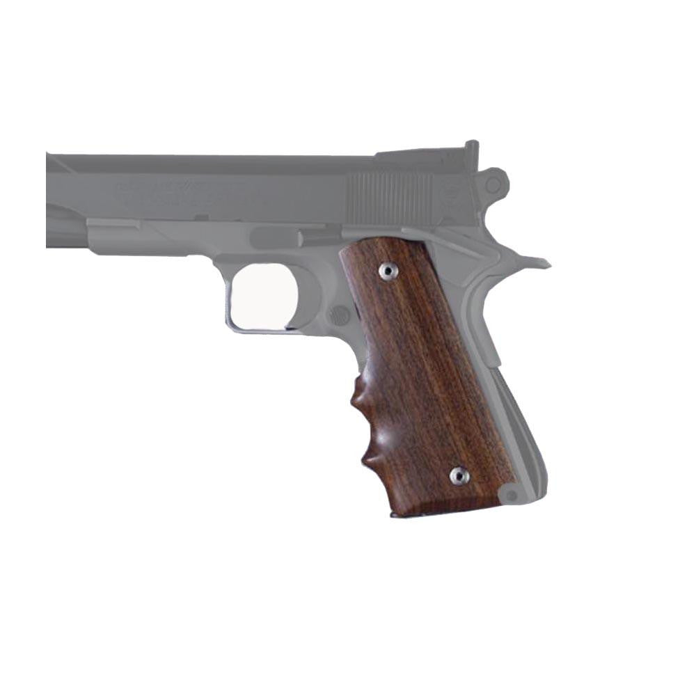 Wood Grips - Pau Ferro - Colt Government w-Finger Grooves