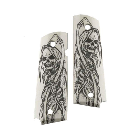 Scrimshaw Grips - Grim Reaper