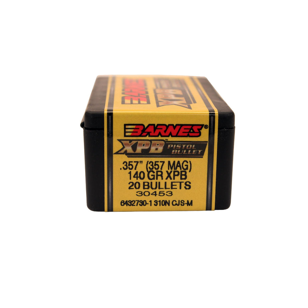 357 Magnum Caliber Bullets - XPB Handgun, 140 Grain Solid Copper Hollow Point Lead-Free, Per 20