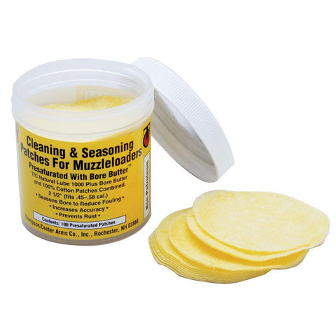 Natural Lube - 1000 Plus Bore Butter Seasoned Patch, Per100