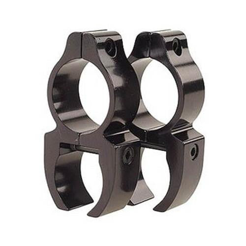 Rifleman .22 Rimfire See-Thru Detachable Ring Mount - 3-8 Inch, 1.61", Gloss Black