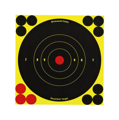 Shoot-N-C Targets: Bull's-Eye - 6" Round Target (Per 60)