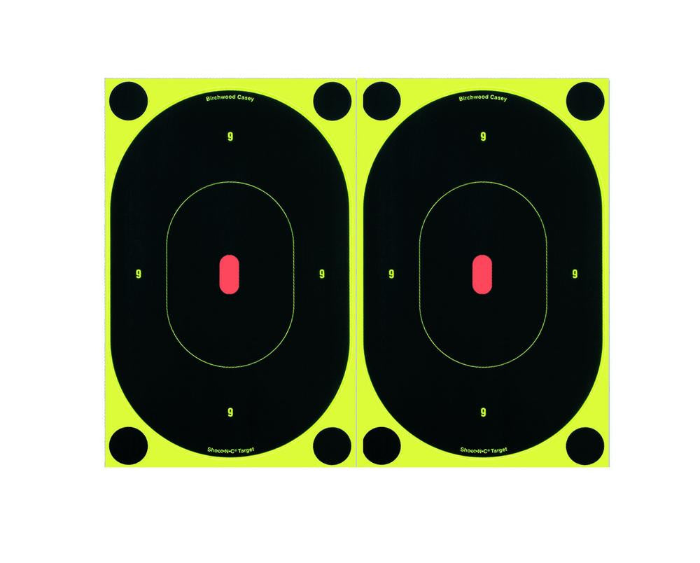 Shoot-N-C Targets: Silhouette - 7" Oval Target (Per 12)