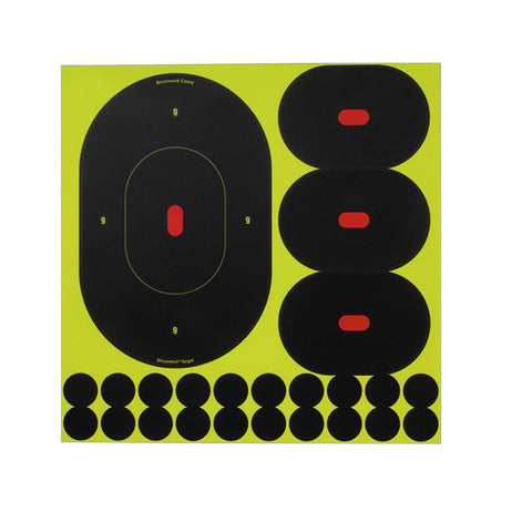 Shoot-N-C Targets: Silhouette - 9" Oval Target (Per 6)