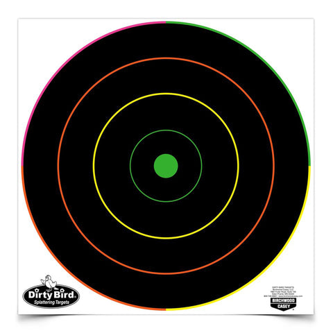 Dirty Bird Multi-Color Target - 12", (Per 10)