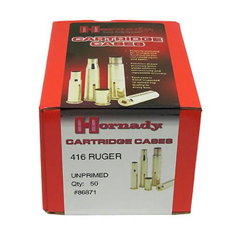 Unprimed Brass - 416 Ruger (Per 50)