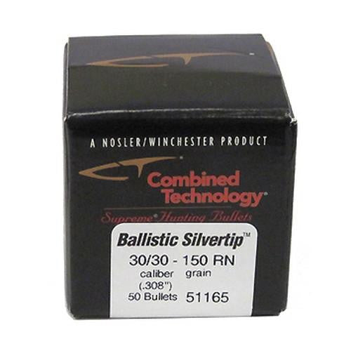 30-30 Winchester Ballistic Silvertip Hunting Bullets, 150gr, Boat Tail, Per 50