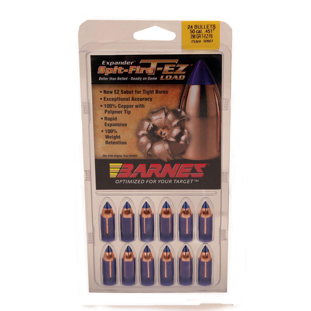 SpitFire T-EZ Muzzleloader Sabots - 50 Caliber, 290 Grains, Per 24