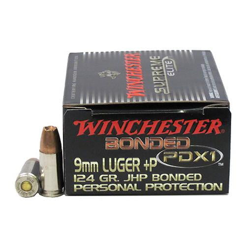 9mm Luger +P PDX1 Defender, 124 Grains, Bonded Jacketed Hollow Point, Per 20