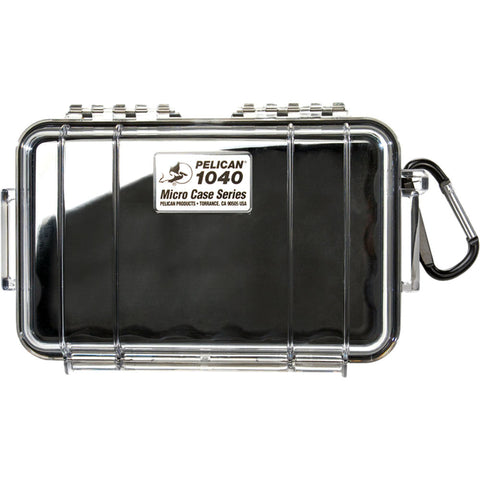 Micro Case with Clear Top 1040 - Black