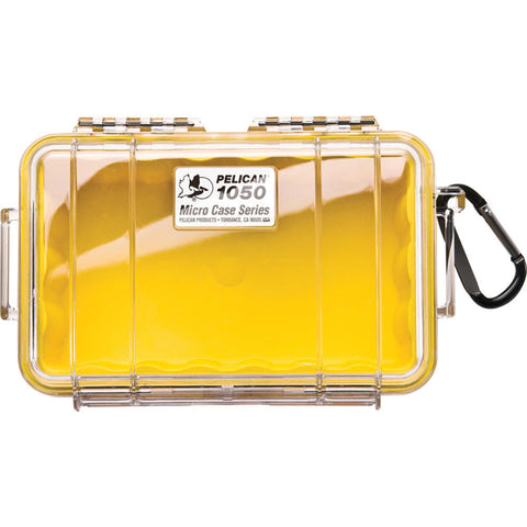 Micro Case with Clear Top 1050 - Yellow