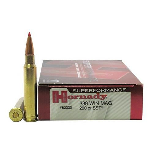 338 Winchester Magnum - Superformance, 200gr SST, Per 20