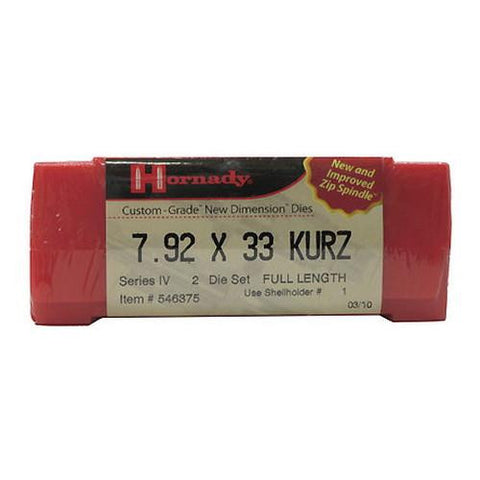 Series IV Specialty Die Set - 7.92X33 Kurz