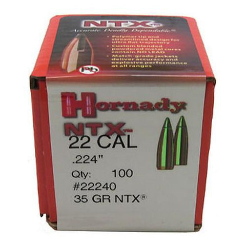 22 Caliber Bullets - (.224) 45 GR NTX (100 Per Box)