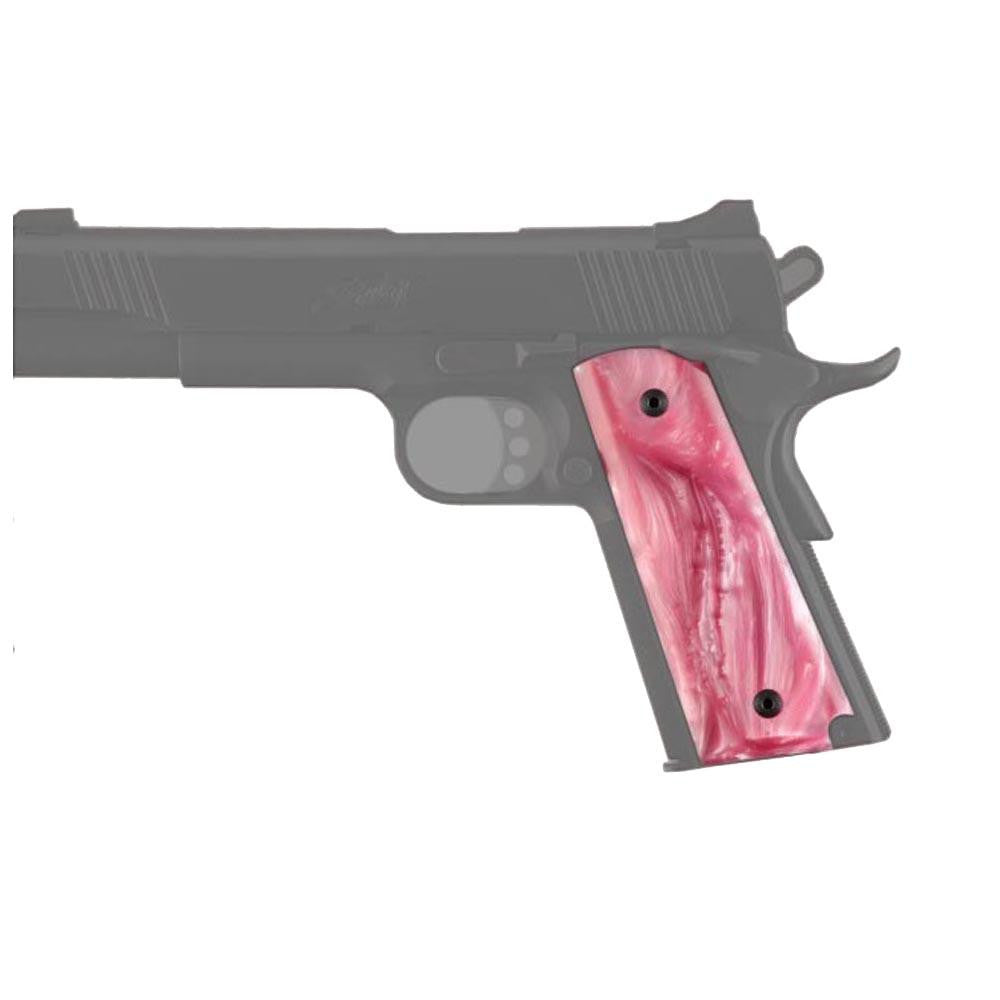 Colt Government Ambidextrous Safety Cut, Polymer Grip Panels - Pink Pearl