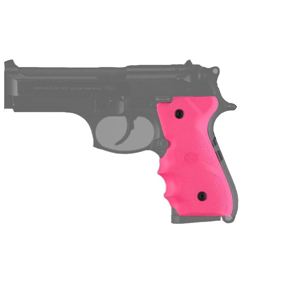 Beretta 92-96 Grip with Finger Grooves - Pink