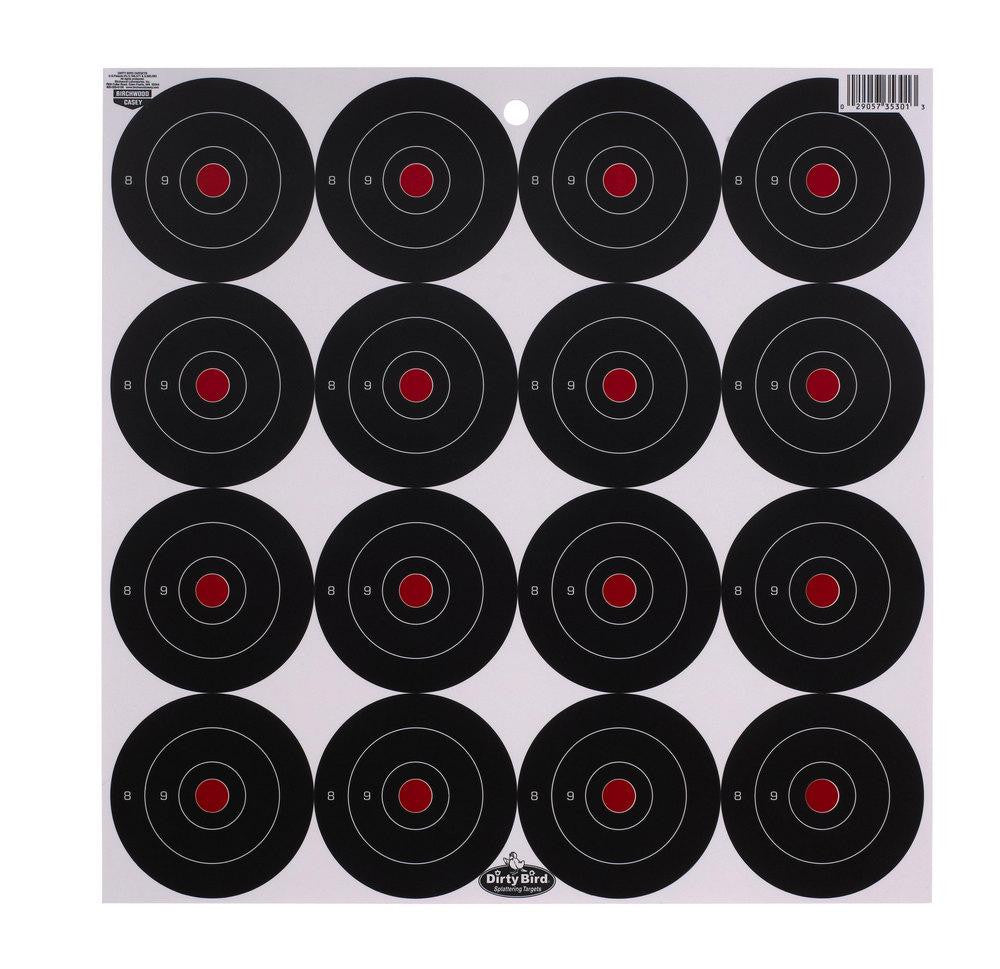 Dirty Bird Paper Targets - 3" Bull's Eye Target (Per 100)