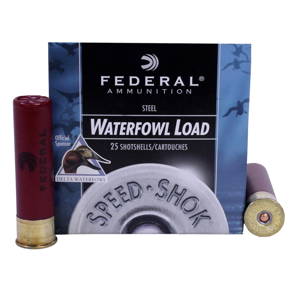 12 Gauge - Premium Speed Shok Waterfowl, 3 1-2", 1 3-8 oz, #2 Steel Shot, Per 25