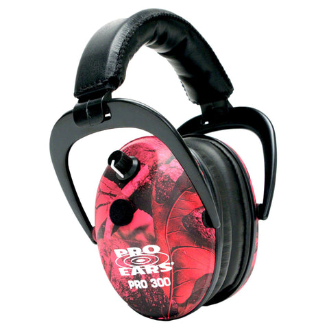 Pro 300 - Noise Reduction Rating 26dB, Realtree Pink